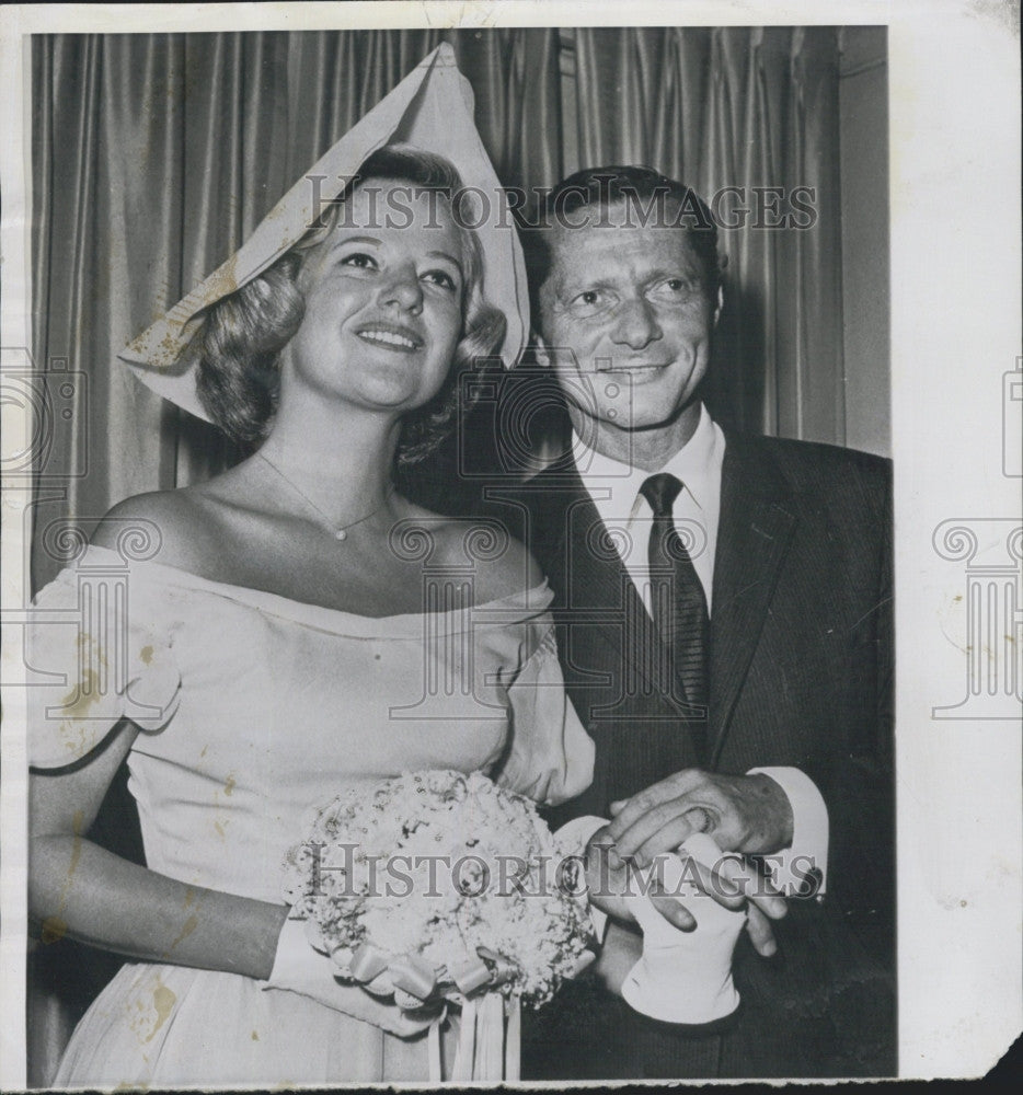 1958 Press Photo Actress Kim Stanley, actor Alfred Ryder - Historic Images