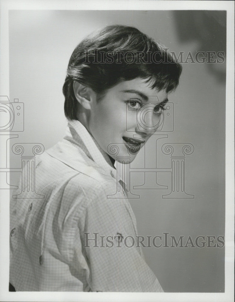 1954 Press Photo Leila Martin &quot;Golden Windows&quot; - Historic Images