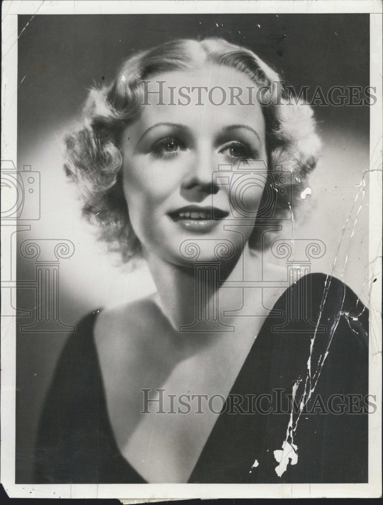 1939 Press Photo Gloria Stuart Film Television Actor - Historic Images