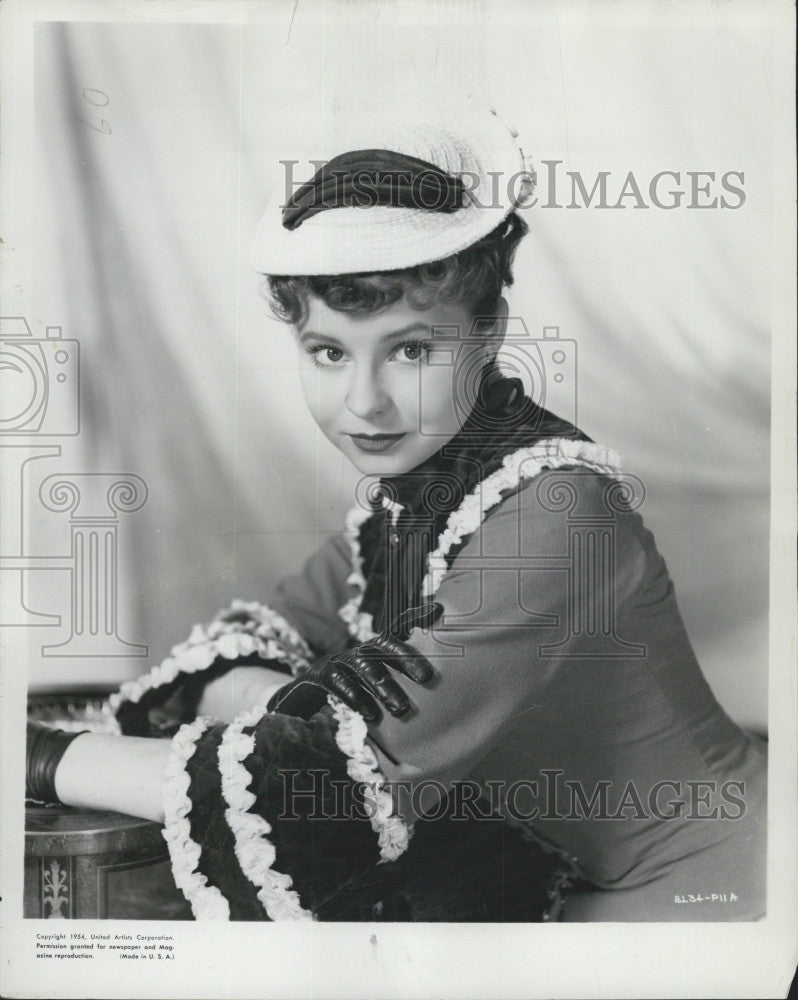 1954 Press Photo Prunella Scales Charles Haughton Film Actress - Historic Images