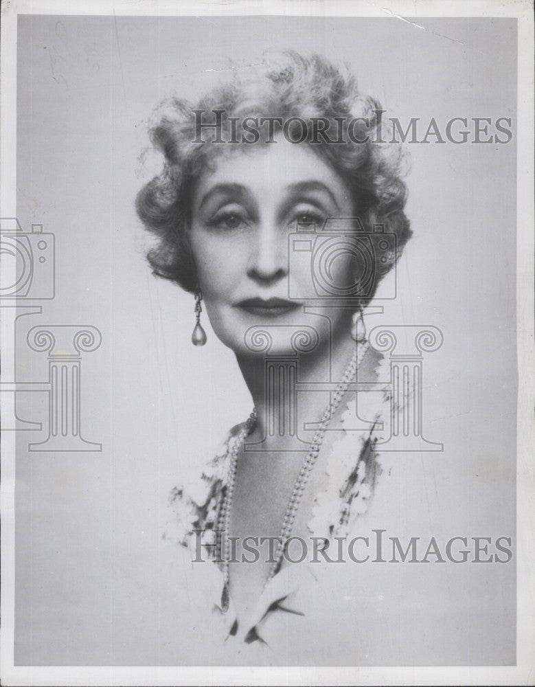 1952 Press Photo Grace George  in &quot;The Constant Wife&quot; - Historic Images