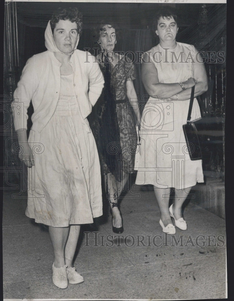 1962 Press Photo Miss Jayne Kowalczik, Mrs. Mary Carson - Historic Images