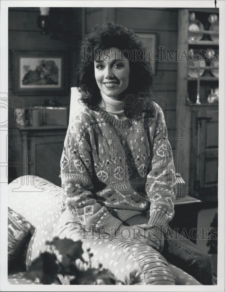 1988 Press Photo Stepfanie Kramer &quot;Noel: Best Wishes for a Merry Christmas&quot; - Historic Images