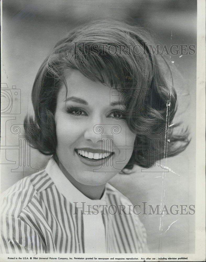 1964 Press Photo Actress Paula Prentiss Appears In Unknown Film - Historic Images