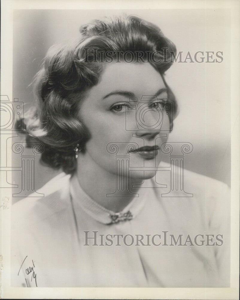 1958 Press Photo Actress Dorothy Bramhall - Historic Images