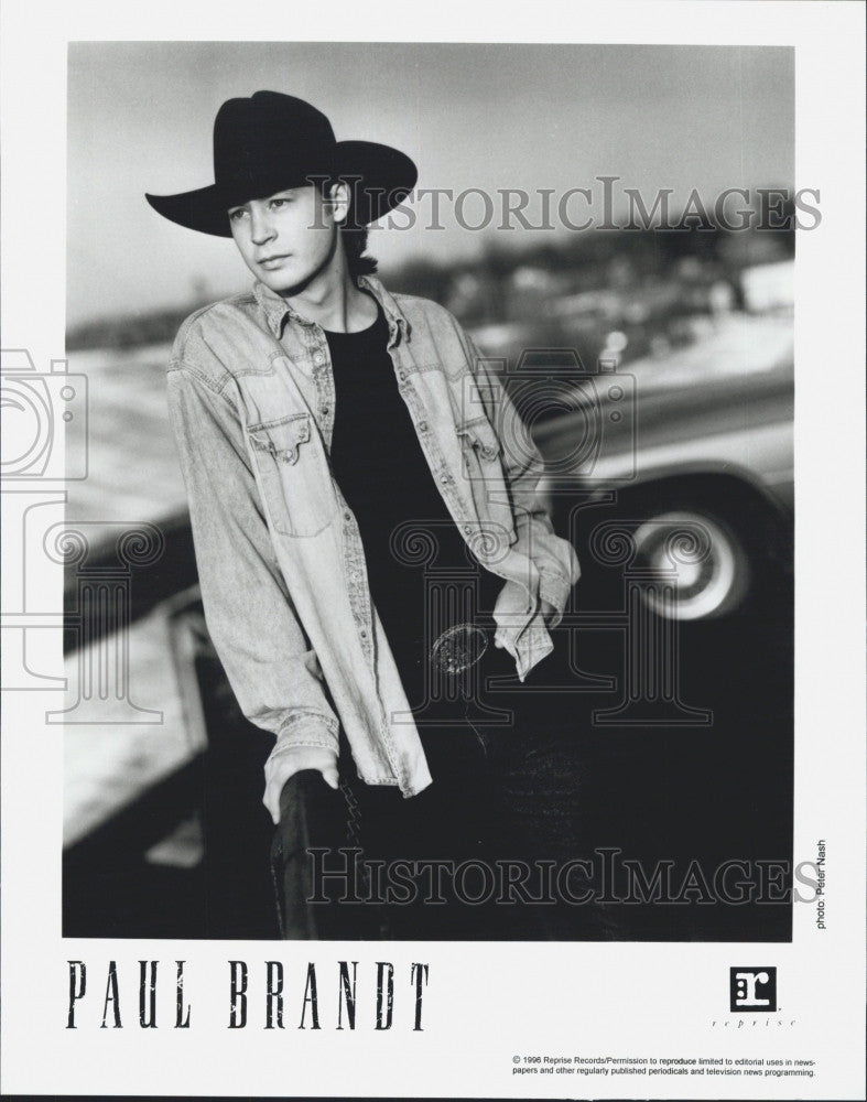 1996 Press Photo Country Music Singer Paul Brandt - Historic Images