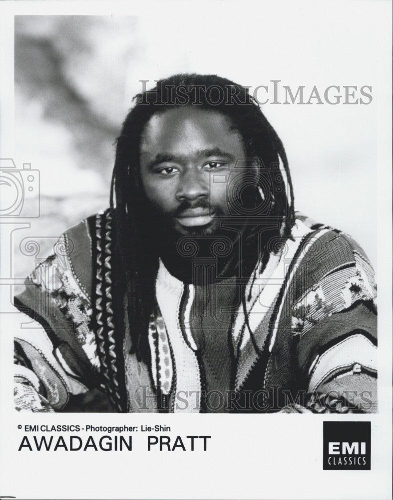 1997 Press Photo Musician, Awadagin Pratt on EMI Classics - Historic Images