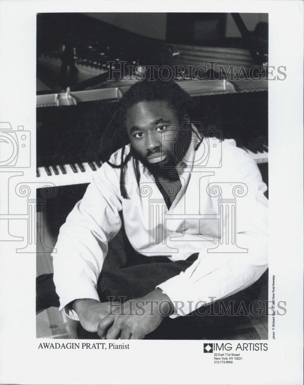 Pianist Awadagin Pratt on IMG Artists Vintage Photo Print - Historic Images