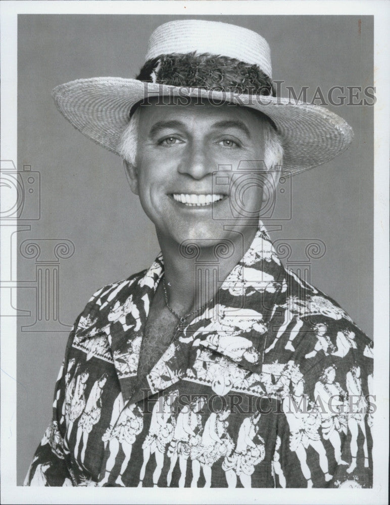 Press Photo Actor, Gavin MacLeod  for &quot;The Love Boat&quot; - Historic Images