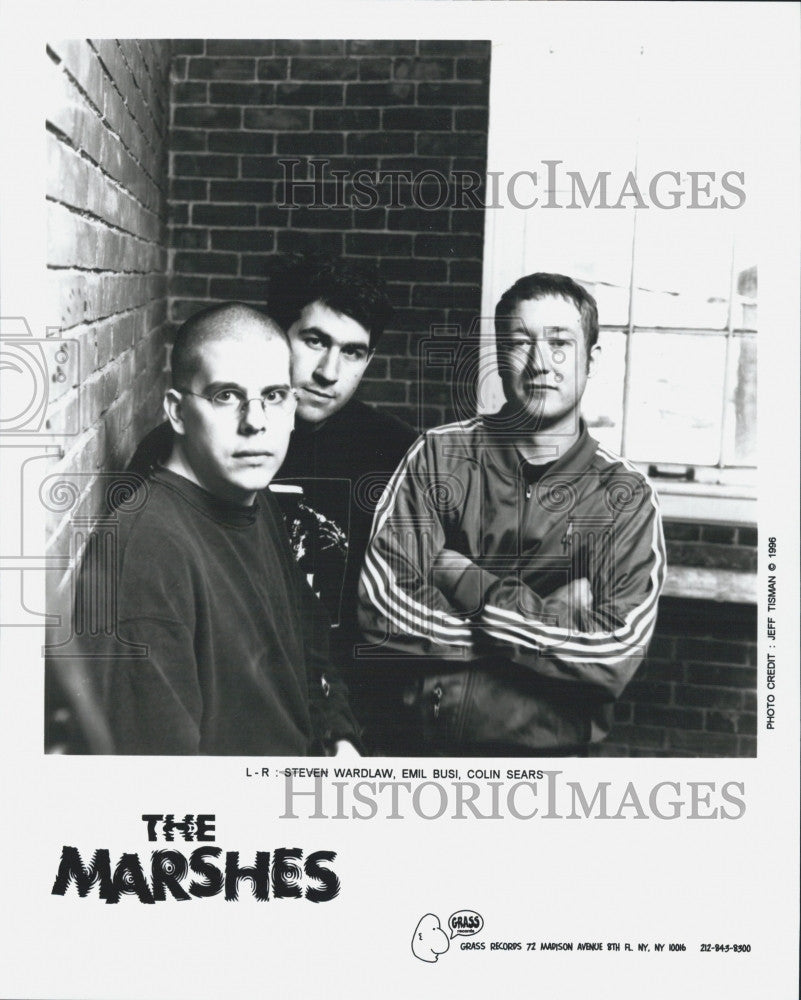 1996 Press Photo &quot;The Marshes&quot; Steven Wardlaw Emil Busi Colin Sears - Historic Images