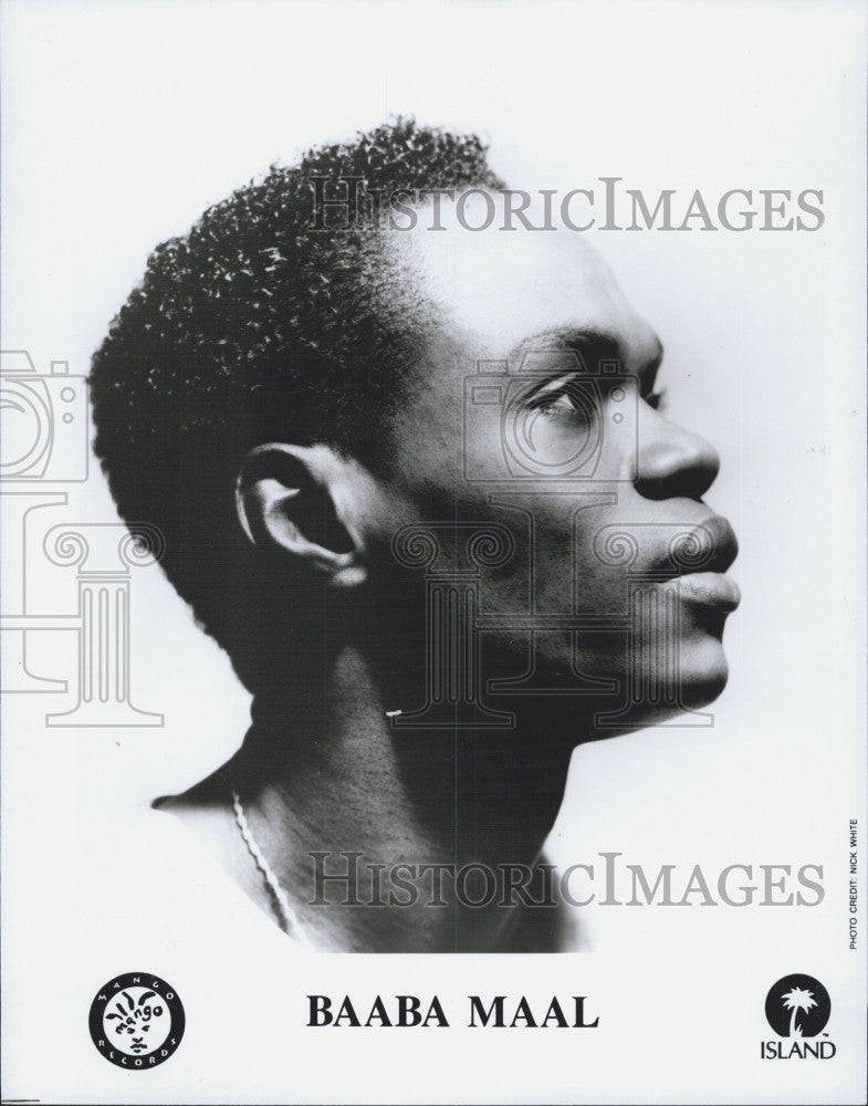 1995 Press Photo Senegalese Guitarist and Singer Baaba Maal - Historic Images