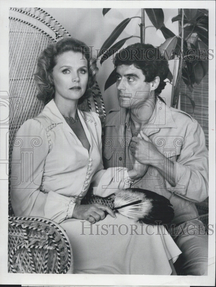 1982 Press Photo Actress Lee Remick actor Ian McShane star in &quot;The Letter&quot; - Historic Images