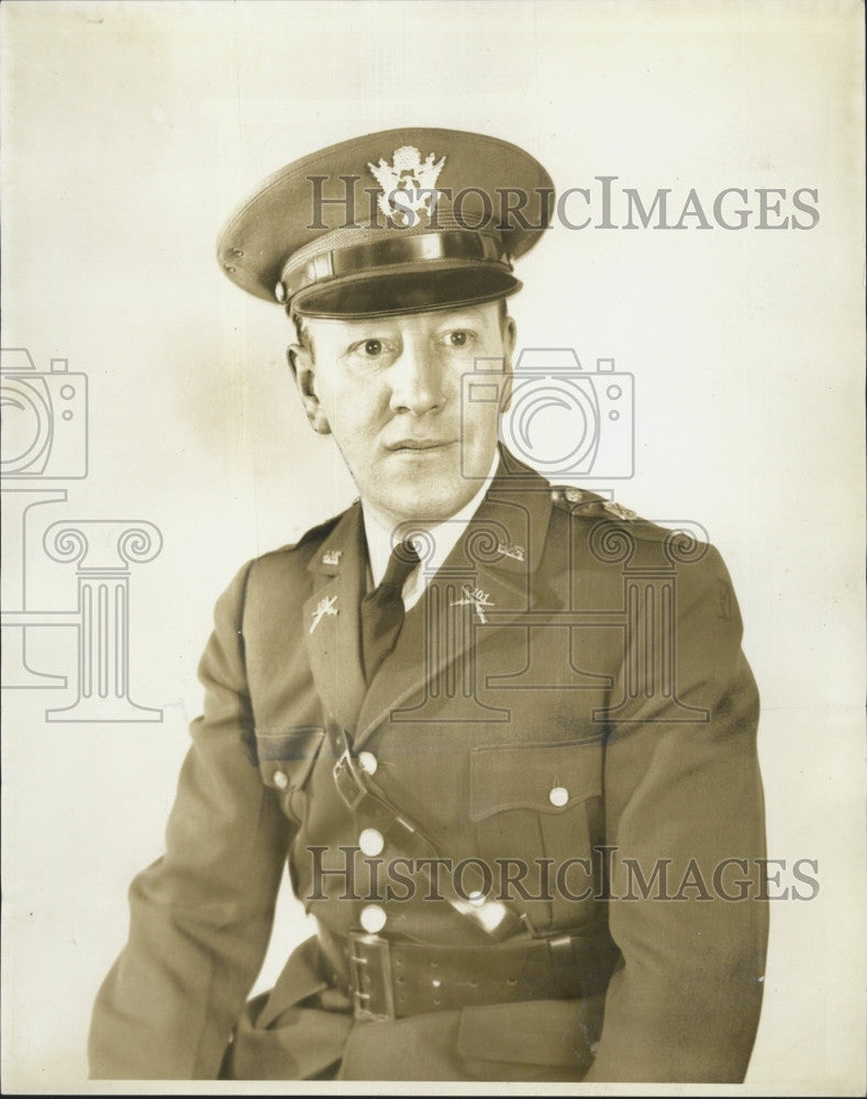 1938 Press Photo Lieutenant Edward M. MacQuarrie - Historic Images