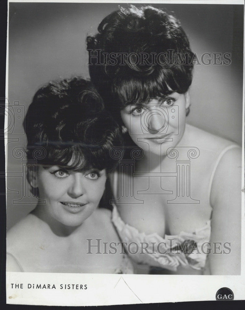 1965 Press Photo The Di Mara Sisters Native Italian Singers - Historic Images