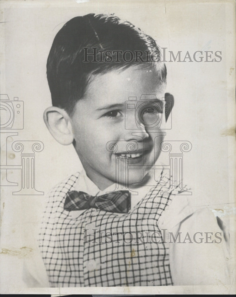 1959 Press Photo Michael P. Marchetti.7 yrs old has hemophillia - Historic Images