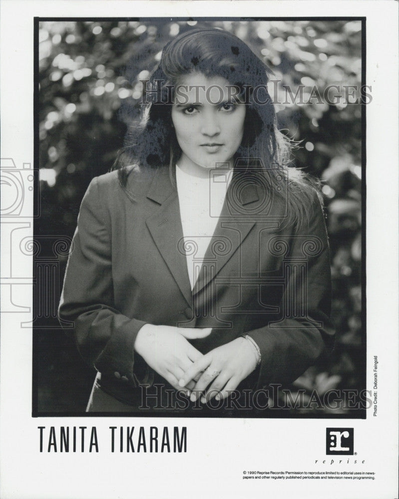 Musician Tanita Tikaram on Reprise Records 1990 Vintage Press Photo ...