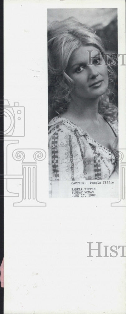 1982 Press Photo Actress Pamela Tiffin for a acting role - Historic Images