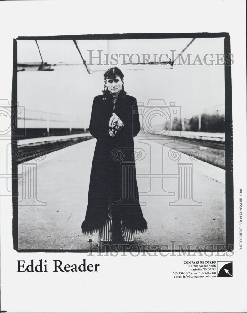 1988 Press Photo Singer Eddi Reader on Compass Records - Historic Images