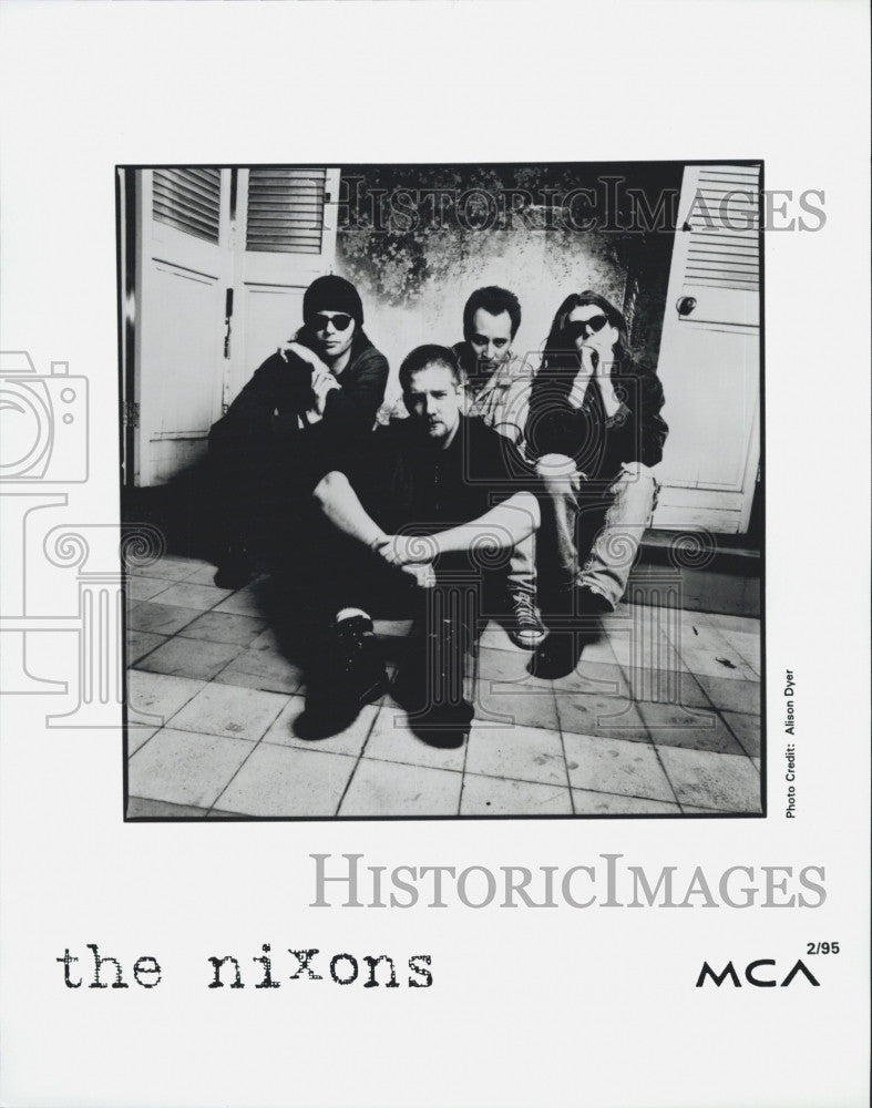 1995 Press Photo Post Grunge / Alternative Rock Band &quot;The Nixons&quot; - Historic Images