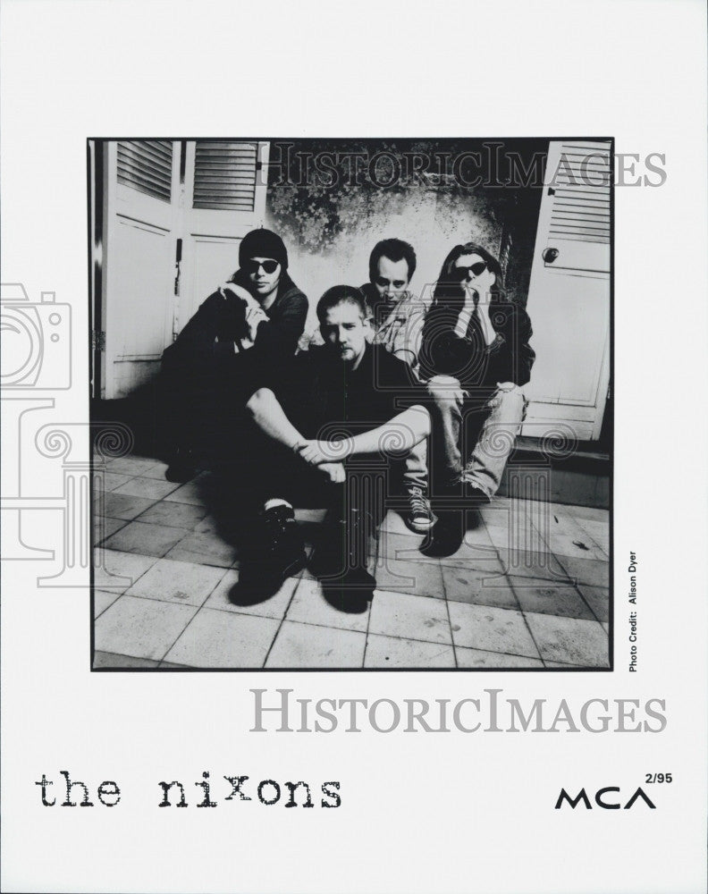 1995 Press Photo Post Grunge / Alternative Rock Band &quot;The Nixons&quot; - Historic Images