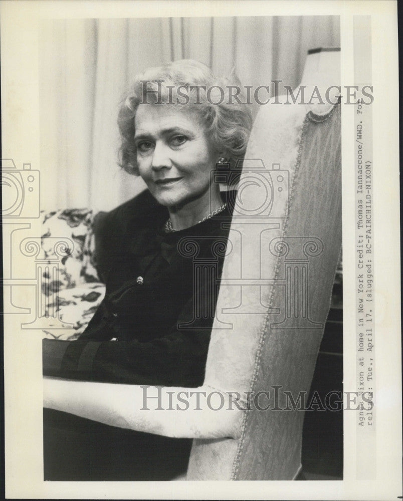 Press Photo Writer / Producer Agnes Nixon - Historic Images