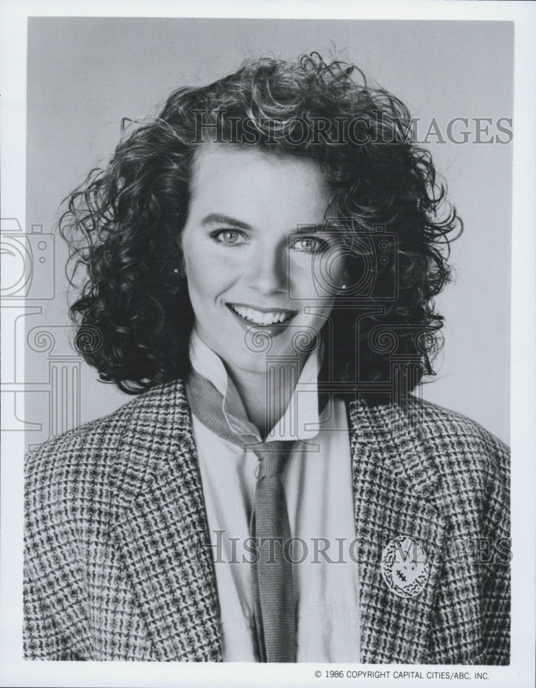 1986 Press Photo Actress Yvette Nipar on &quot;General Hospital&quot; ABC TV Series - Historic Images