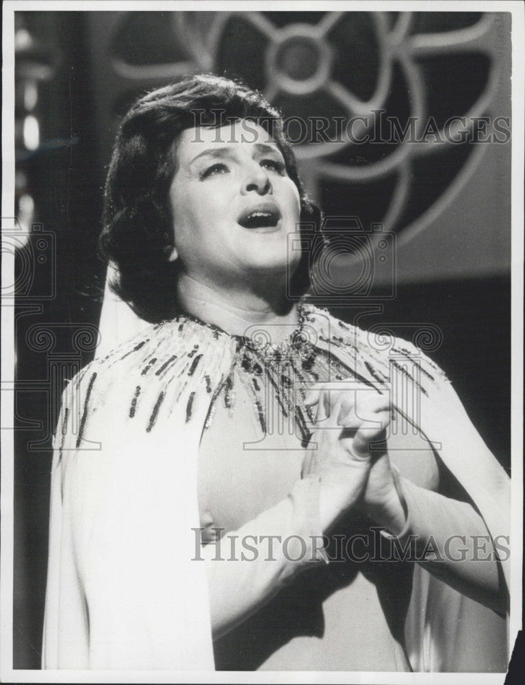 1966 Press Photo Soprano Opera Singer Birgit Nilsson - Historic Images