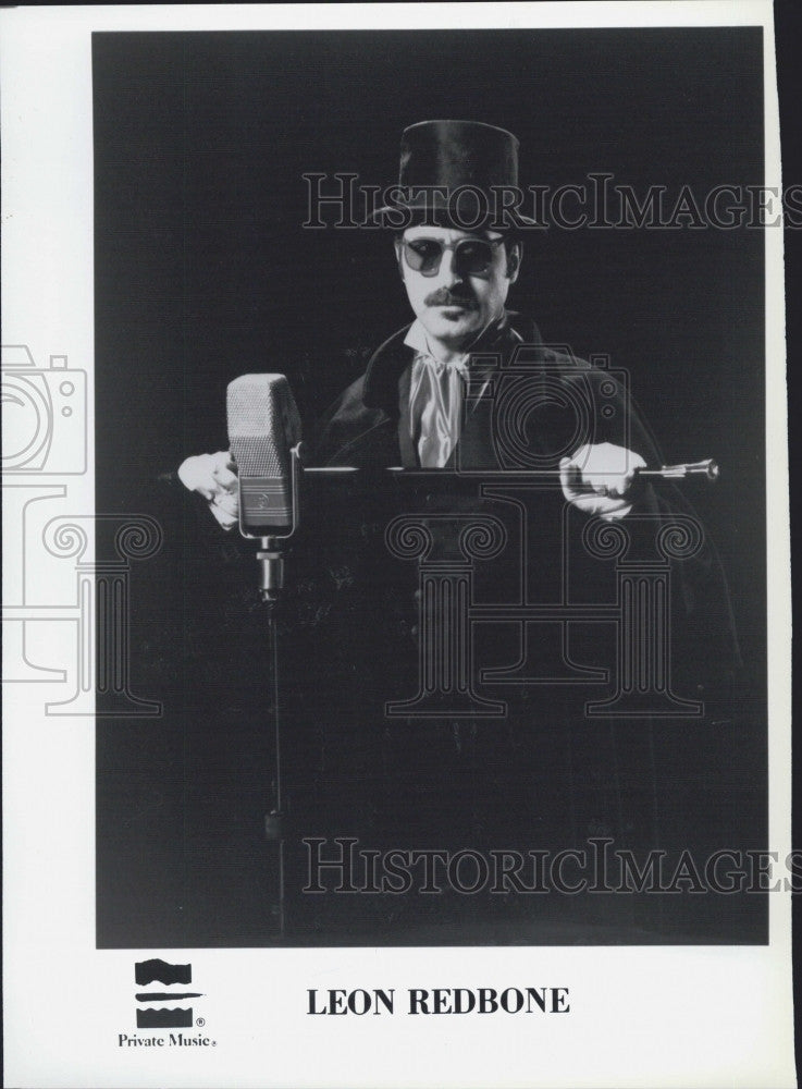 Press Photo Ragtime Musician Leon Redbone - Historic Images