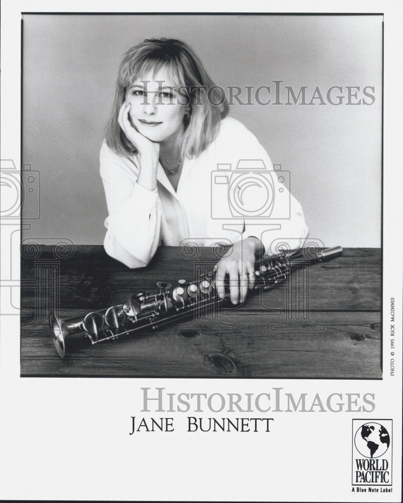 1995 Press Photo Musician,  Jane Bunnett on Blue Note Label - Historic Images