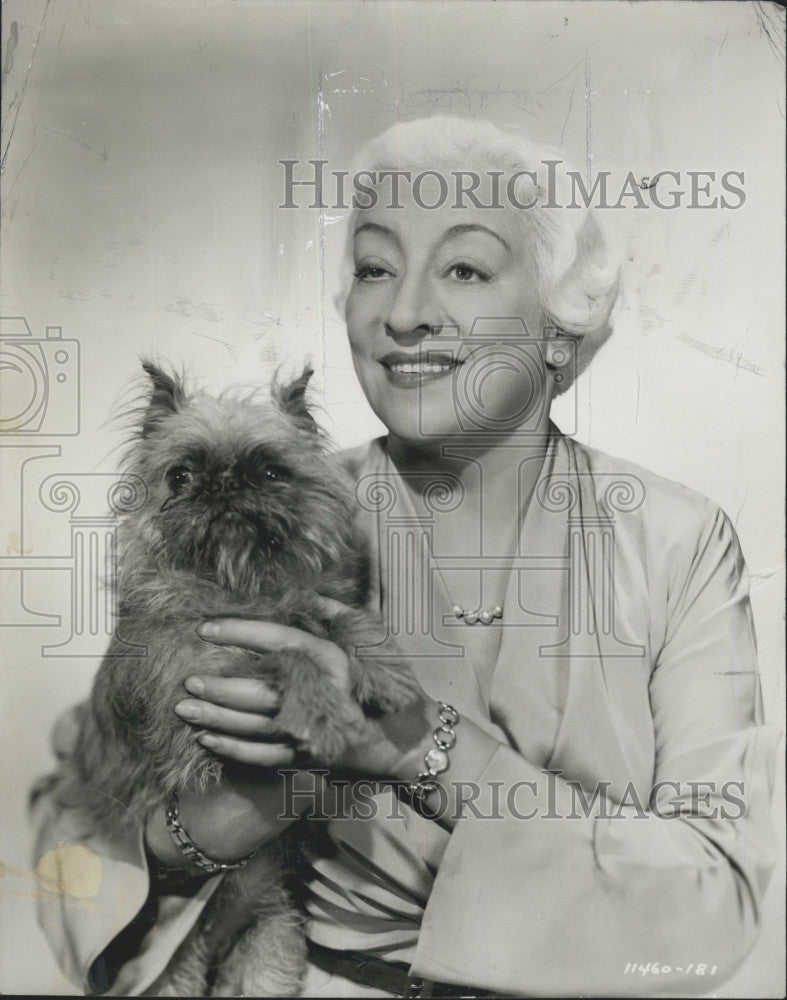 1951 Press Photo Francoise Rosay in &quot;The Thirteenth Leela&quot; - Historic Images