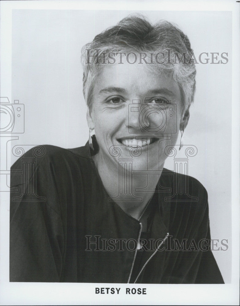 Press Photo Singer, Song Writer, Community Activist Betsy Rose - Historic Images