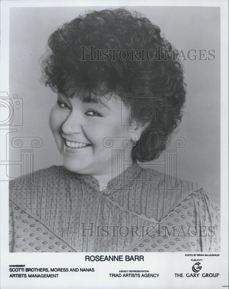 Press Photo Actress, Roseanne Barr for a role - Historic Images