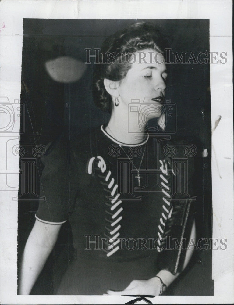 1944 Press Photo Canadian Born Grace Buchanan Dineen Leader of Spy Ring - Historic Images