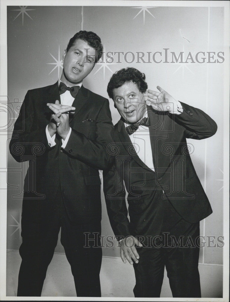 1962 Press Photo Steve Rossi and Marty Allen of Comedy Duo Allen &amp; Rossi - Historic Images