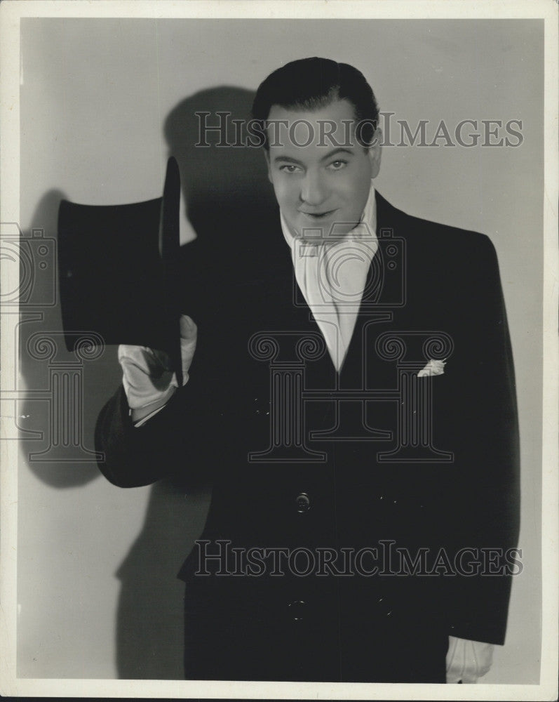1934 Press Photo Alan Mason Dinehart Broadway Actor, Director And Writer - Historic Images