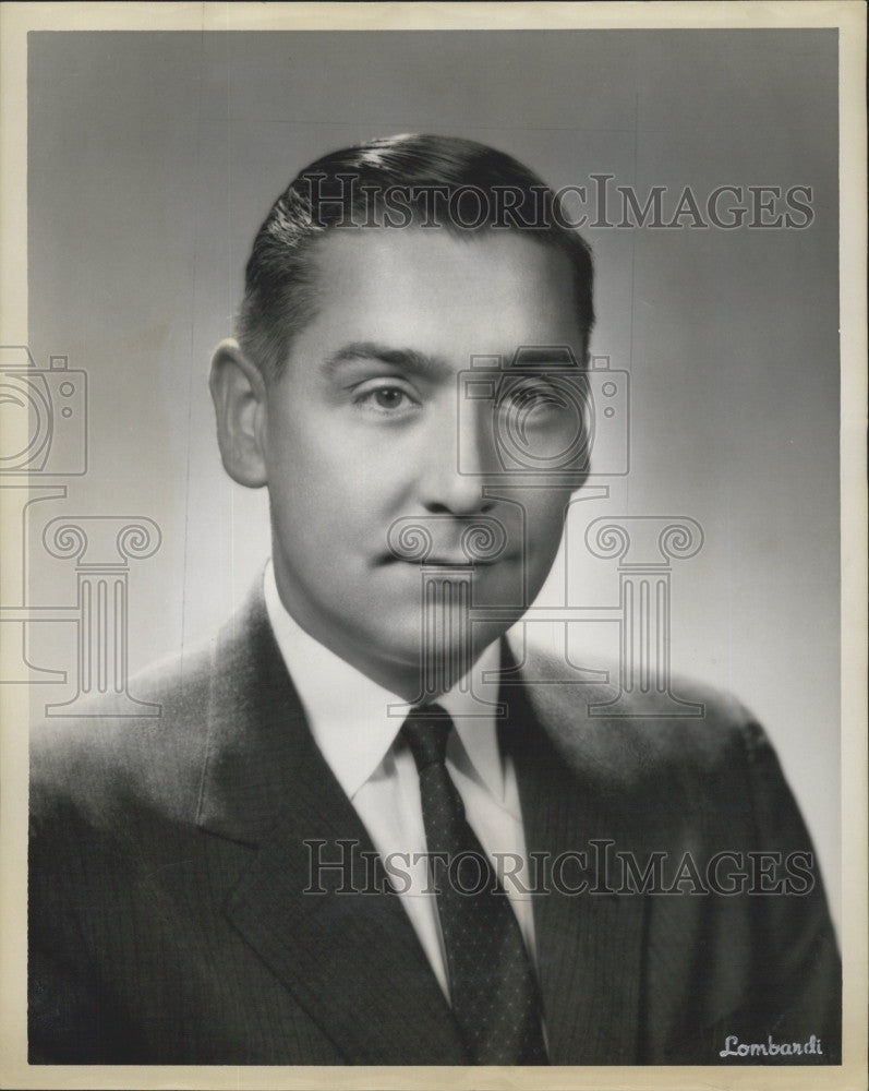 1959 Press Photo Atty. Dan Finn of Boston, State Civil Service Commissioner. - Historic Images