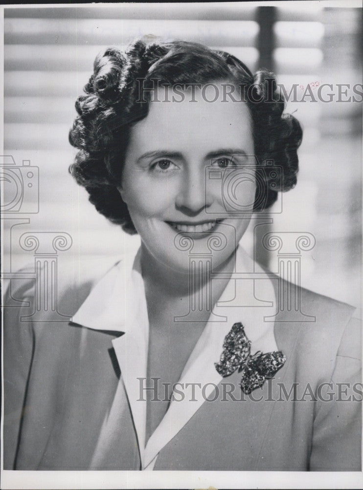 1951 Press Photo Mrs.Albert D.Lasker,an Honorary Degree of Doctors Law. - Historic Images