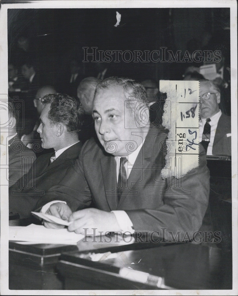 1961 Press Photo Rep. Frederick Langone of Boston, at State House. - Historic Images