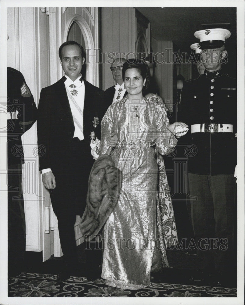 Press Photo Morrocan Ambassador and Madam Laroki - Historic Images