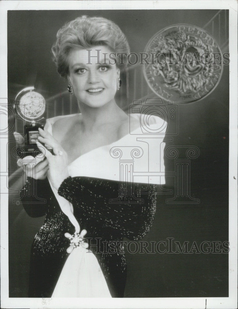 1989 Press Photo Angela Lansbury in &quot;The 43rd Annual Tony Awards&quot; - Historic Images