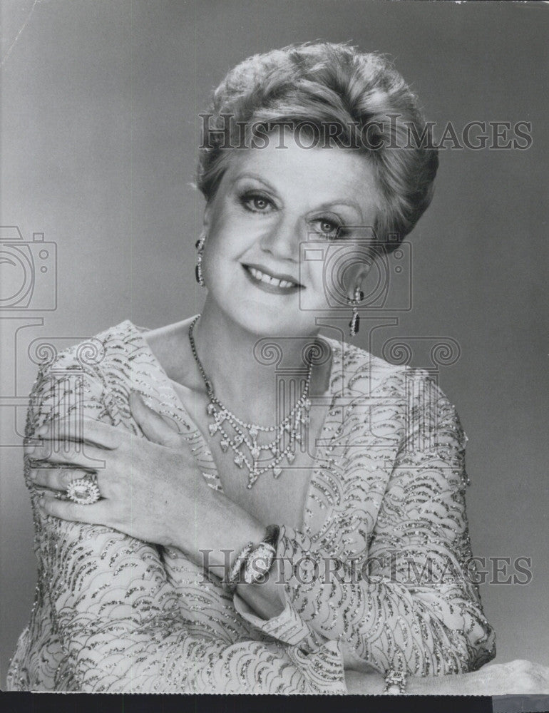 1987 Press Photo Angela Landbury in &quot;The 41st Annual Tony Awards&quot; - Historic Images