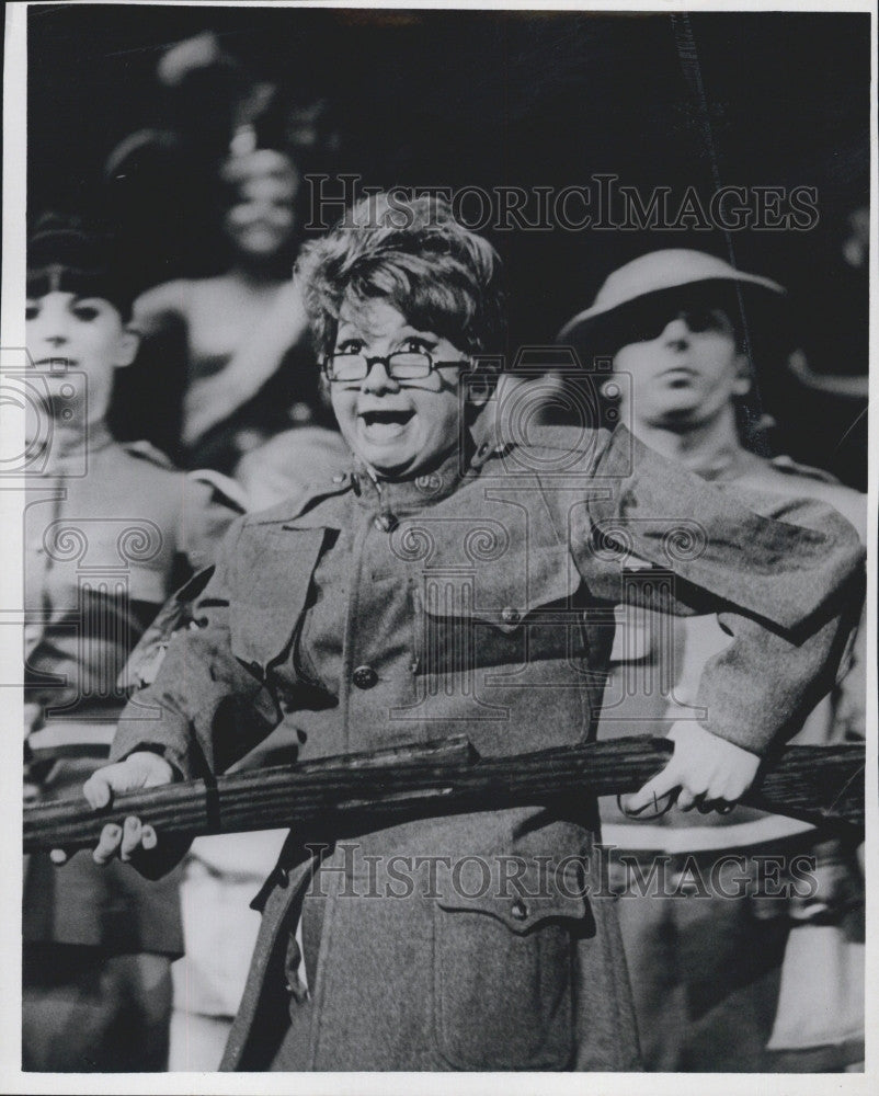 1967 Press Photo Actress Barbara Minkus Plays Fanny Brice in Funny Girl - Historic Images