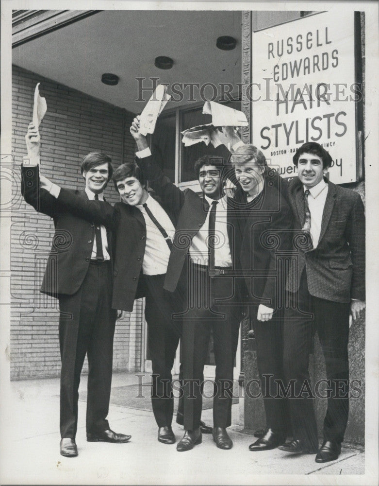 Press Photo British Singing Group The Minets Popular in Boston - Historic Images