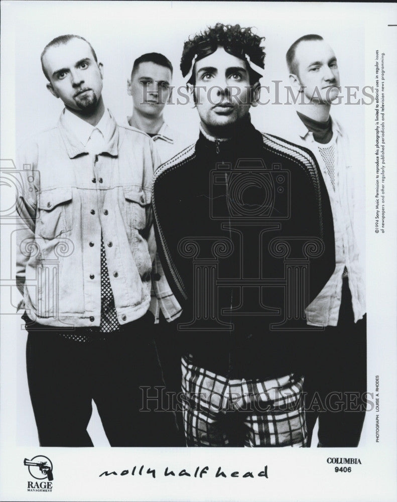 Press Photo British Alternative / Rock Band &quot;Molly Half Head&quot; - Historic Images