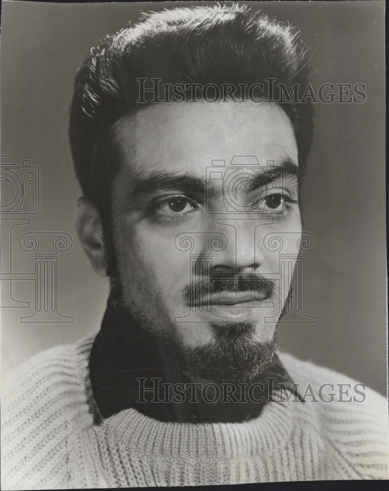 1962 Press Photo Actor Zia Mohyeddin in &quot;A Passage to India&quot; - Historic Images