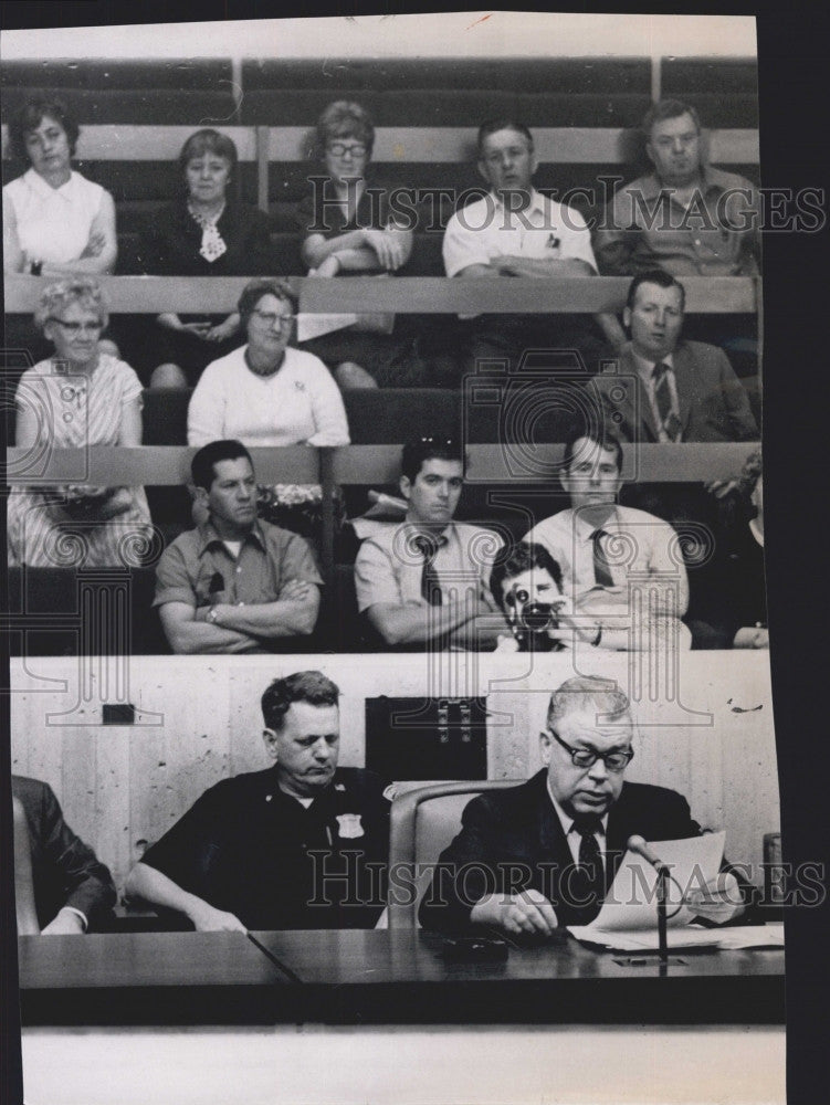 1970 Press Photo Herbert Mulloney, Superintendent Boston Police at Council - Historic Images