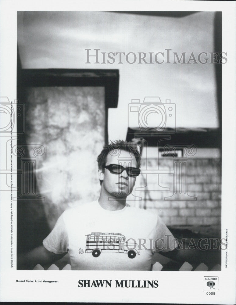 2000 Press Photo Shawn Mullins - Historic Images