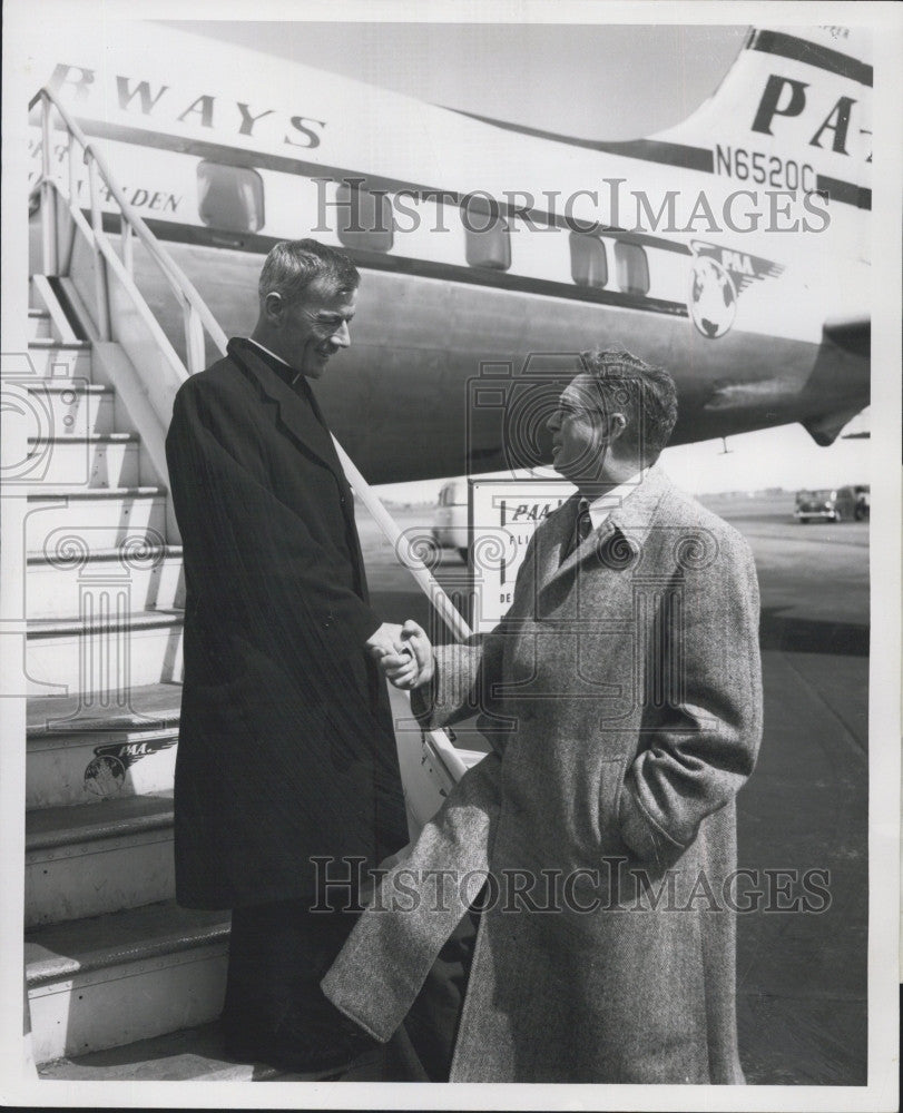 1954 Press Photo Rev. Dr. Joseph B. Whelan, Judge James R. Nolen - Historic Images