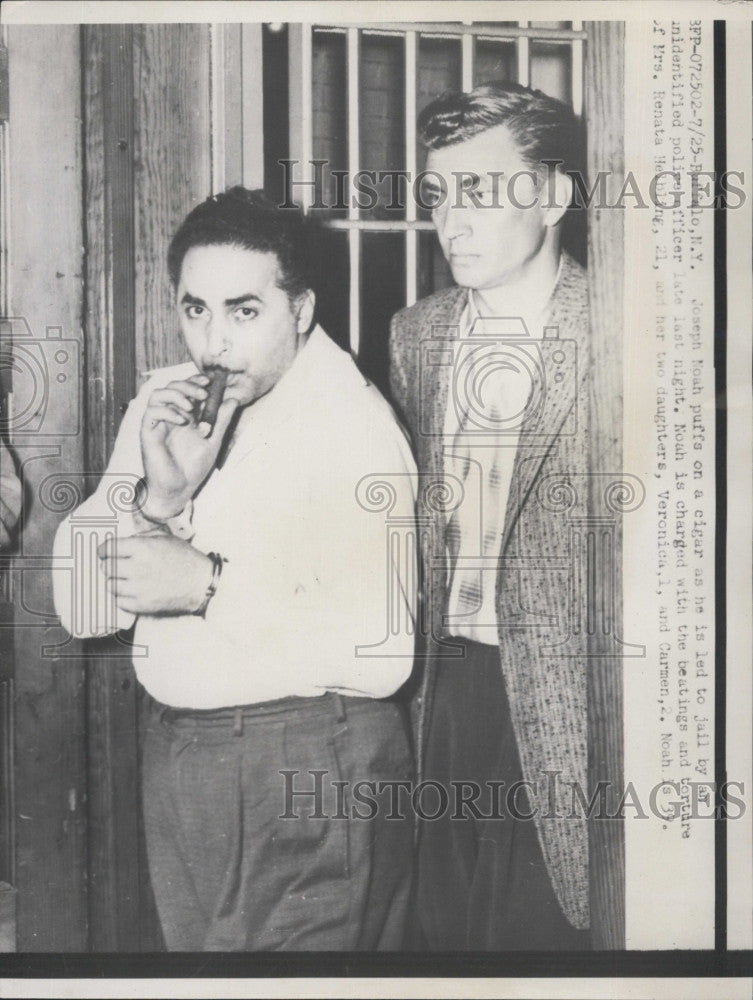 Press Photo Convicted Criminal Joseph Noah Renata Heibling Beating Case - Historic Images