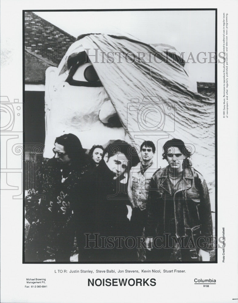 Press Photo Band &quot;Noiseworks&quot; on Columbia label - Historic Images